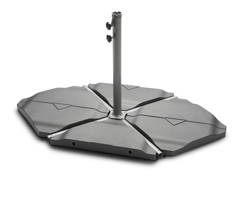 Parasolvoet met tegels voor parasols