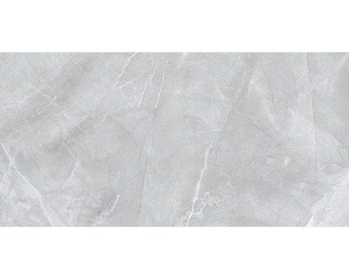 Wand- en Vloertegel Armani donkergrijs gepolijst 80x160 cm gerectificeerd
