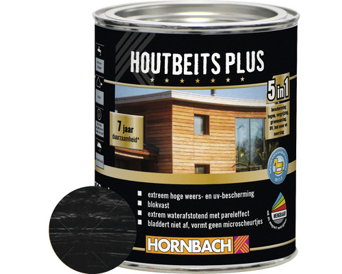 HORNBACH Hybride houtbeits RAL 7016 antraciet 750 ml
