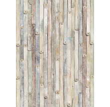 Houten paneel met onregelmatige planken voor wandbekleding