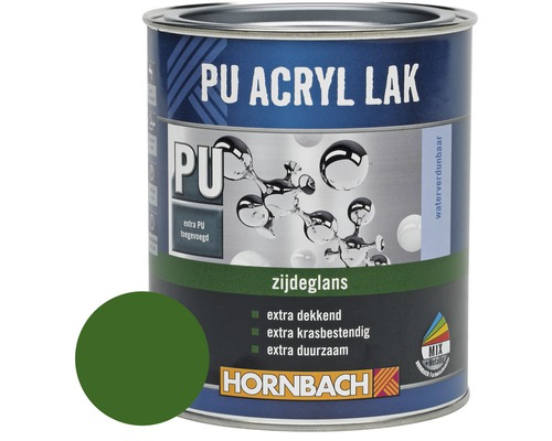 HORNBACH PU Acryl lak zijdeglans herfstgroen 750 ml
