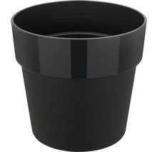 Zwarte plantenpot van kunststof