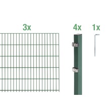 ALBERTS Dubbelstaafmat set 6/5/6 600 x 80 cm groen