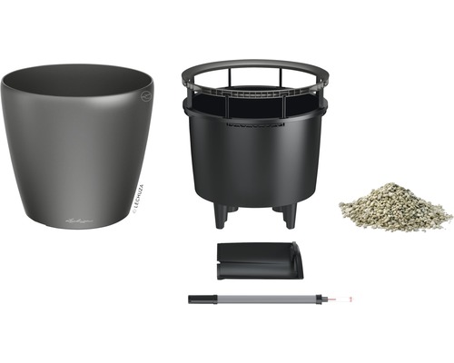 Lechuza Classico Color 43 plantenbak met bewateringssysteem en accessoires