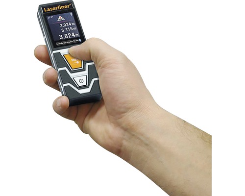 Laserliner laser afstandsmeter in de hand