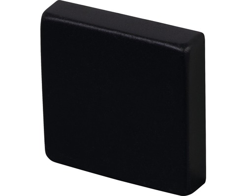 PERTURA Eindkap vierkant mat zwart, voor trapleuning 40x40 mm