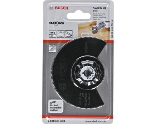 Bosch Starlock ACZ 100 BB BIM zaagblad voor hout en metaal