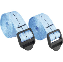 Twee spanbanden met zwarte gesp