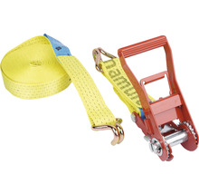 Spanband met ratel en haken voor ladingzekering