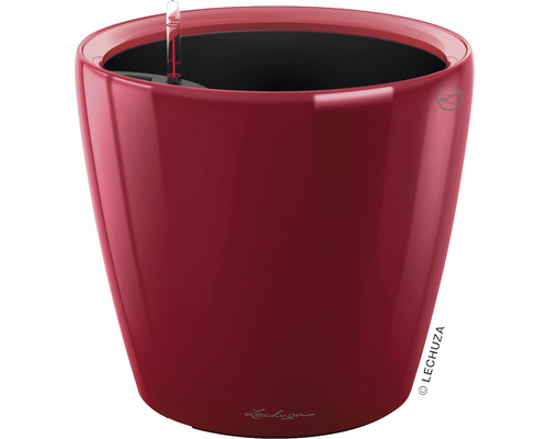 LECHUZA All-in-One Set Bloempot Premium Classico Kunststof rood Ø 28 cm H 26 cm Lechuza Classico 21 plantenbak met irrigatiesysteem
