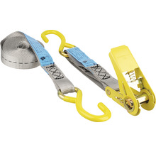 Spanband met haken en ratel voor ladingzekering