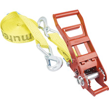 Spanband met ratel en haken voor ladingzekering