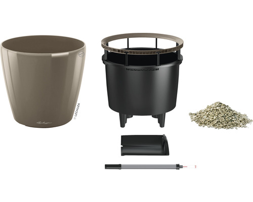 Bloempot met irrigatiesysteem en accessoires