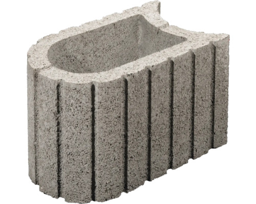 LUSIT Bloembak grijs 28,4 x 20 x 20 cm