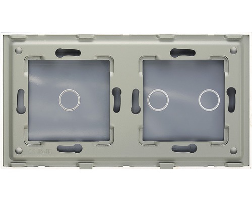 Dubbele schakelaar afdekplaat