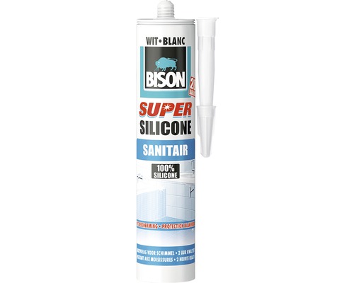 BISON Sanitair siliconenkit super wit 300 ml-0