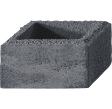 DIEPHAUS Kolomsteen kwartsiet grijs-zwart genuanceerd 37,5x37,5x20 cm-thumb-0