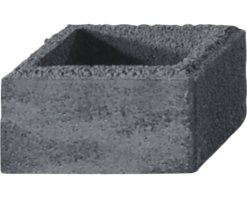 DIEPHAUS Kolomsteen kwartsiet grijs-zwart genuanceerd 37,5x37,5x20 cm-0