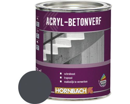 HORNBACH Beton- en vloerverf acryl antraciet 750 ml HORNBACH Beton- en vloerverf acryl antraciet 750 ml