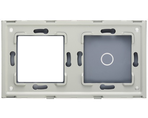 Frame voor twee schakelaarinzetstukken