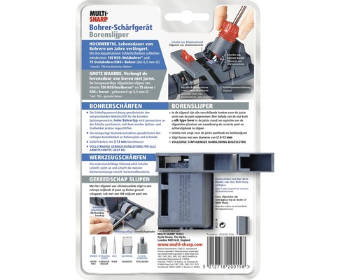 Multi Sharp boor slijpmachine