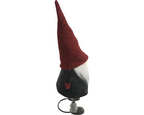 Decoratieve kerstkabouter met rode muts en witte baard