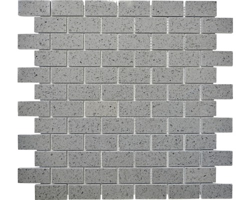 Mozaïektegel kunststof XCM ASMB3 grijs 30x30 cm Mozaïektegel in baksteenmotief voor wand en vloer