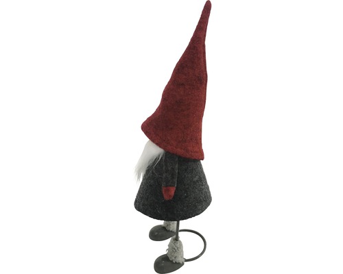 Decoratieve kerstkabouter met baard en muts als kerstdecoratie
