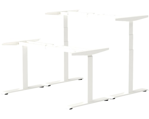 In hoogte verstelbaar bureauframe van staal