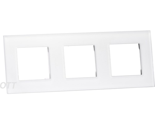 Drievoudig frame voor schakelaars en stopcontacten