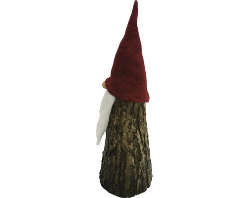 Decoratief tuinwergbeeldje met rode muts en baard