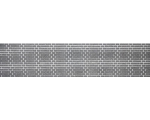 Grijze mozaïektegels in rechthoekig formaat