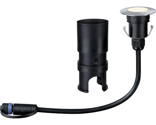 Grondinbouwspot met aansluitkabel en inbouwbehuizing