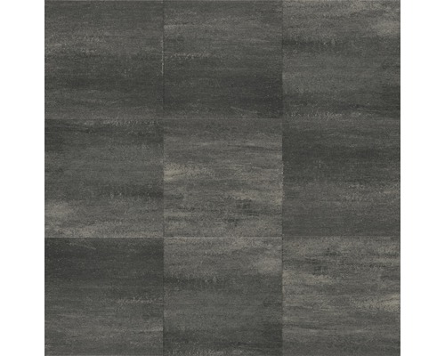 EXCLUTON Terrastegel 60PLUS Soft Comfort met facet grijszwart, 50 x 50 x 4 cm