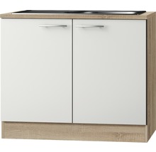 Keukenkast met spoelbak en twee deuren