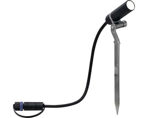 Tuinspot met grondpen en kabel