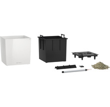 Complete plantenbakset met plantenbak, inzet, waterniveau-indicator en substraat