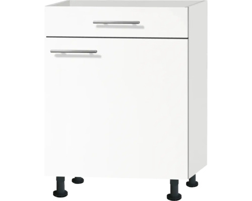OPTIFIT Onderkast met schuiflade en draaideur Bengt932 wit 60x58,4x87 cm Onderkast met lade en deur voor de keuken
