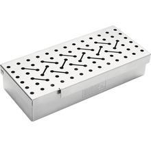 Rookbox van roestvrij staal met gaten voor barbecue