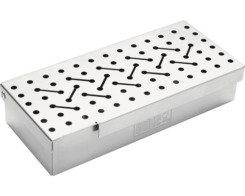 Rookbox van roestvrij staal met gaten voor barbecue