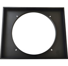 Vierkante ventilatorbehuizing met ronde opening in het midden