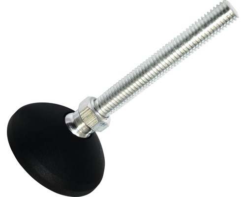 Stelvoet met draadbout en moer