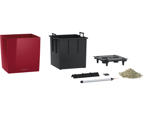 Bloembak met bewateringssysteem en accessoires