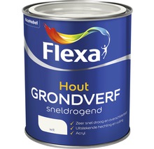 FLEXA Grondverf hout sneldrogend acryl wit 750 ml-thumb-0