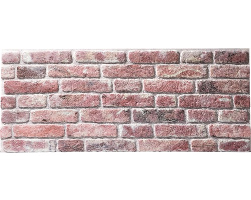 KLIMEX Steenstrip UltraLight Brick loft rood Decoratieve plaat met baksteenlook