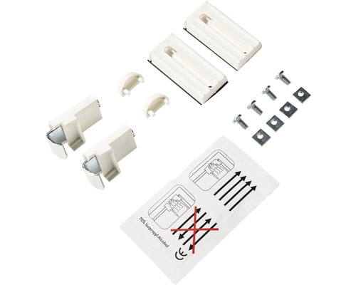 Bevestigingsmateriaal voor infraroodcabines