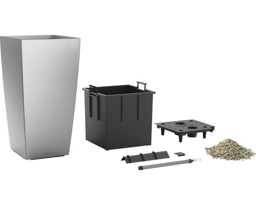 Bloempot met bewateringssysteem en accessoires