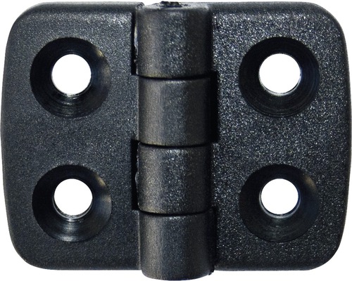 DRESSELHAUS Scharnier 20x20 mm kunststof zwart, 20 stuks Kunststof scharnier