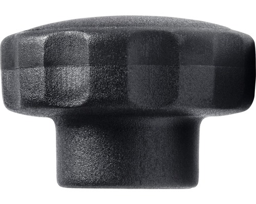 DRESSELHAUS Stergreepmoer Ø 32,5 mm M6 kunststof zwart, 20 stuks