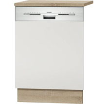 OPTIFIT Vaatwasserpaneel voor half geïntegreerde vaatwasmachine incl. plint en werkblad Dakar286 wit 59,6x1,6x57,2 cm